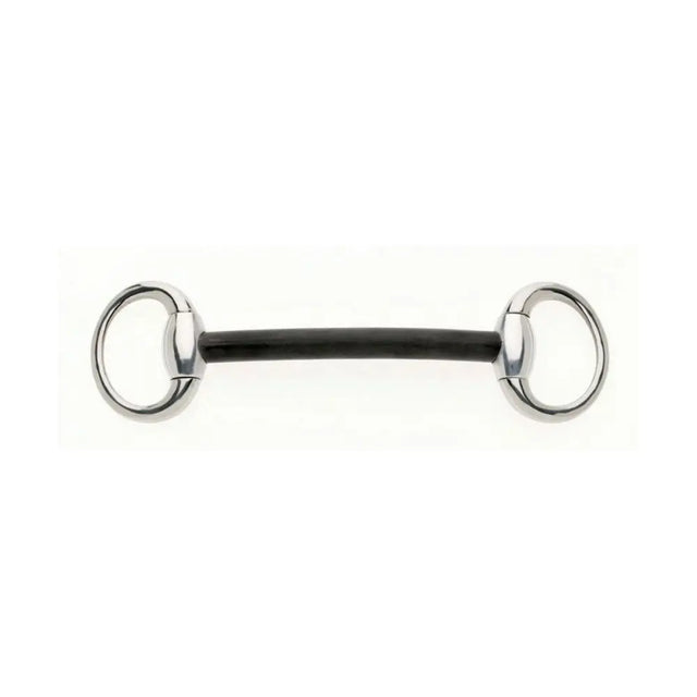 Lorina Nylon Mullen Mouth Eggbutt Snaffle 4.5" Horse Bits Barnstaple Equestrian Supplies