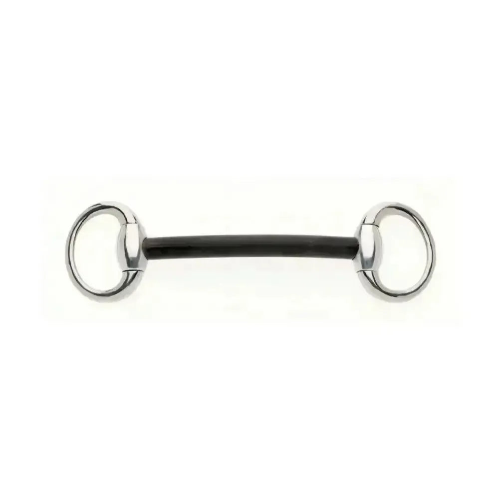Lorina Nylon Mullen Mouth Eggbutt Snaffle 4.5" Horse Bits