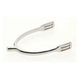 Shiny silver lorina prince of wales spurs with polished metal finish and two rectangular slots on each end sold as spurs spurs