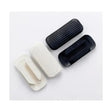 Black rubber stirrup treads psob pair with ribbed surfaces for car foot pedals lorina stirrup treads