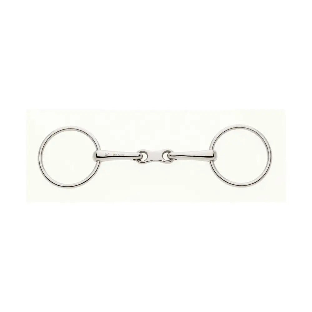 Lorina Thin French Link Loose Ring Snaffle 4.5" Horse Bits Barnstaple Equestrian Supplies