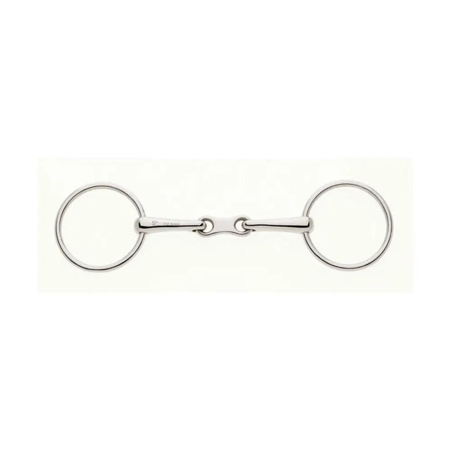 Lorina Thin French Link Loose Ring Snaffle 4.5" Horse Bits Barnstaple Equestrian Supplies