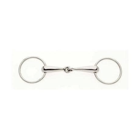 Lorina Thin German Hollow Mouth Loose Ring Snaffle 4.5" Horse Bits Barnstaple Equestrian Supplies