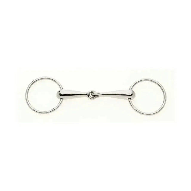 Lorina Thin German Hollow Mouth Loose Ring Snaffle 4.5" Horse Bits