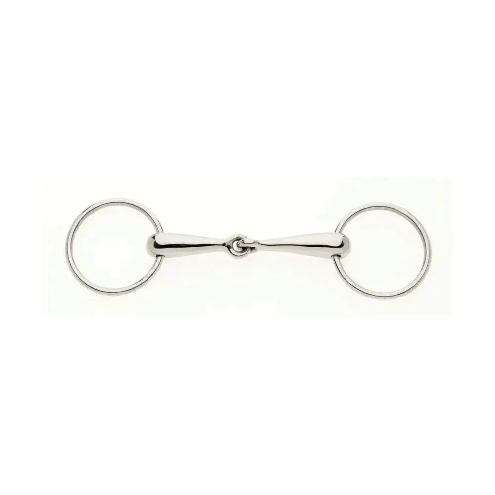 Lorina Thin German Hollow Mouth Loose Ring Snaffle 4.5" Horse Bits
