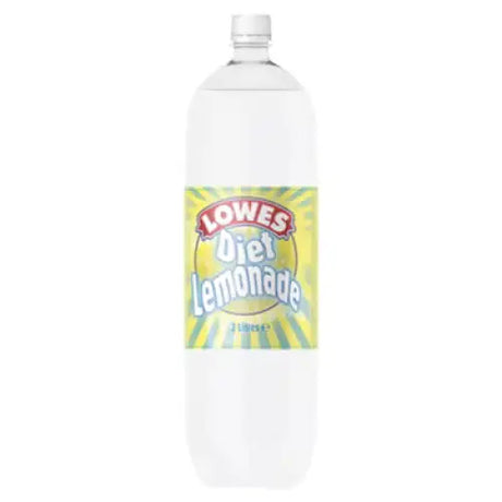 A clear plastic 3 liter bottle of lowes diet lemonade perfect for a refreshing diet lemonade drink at home