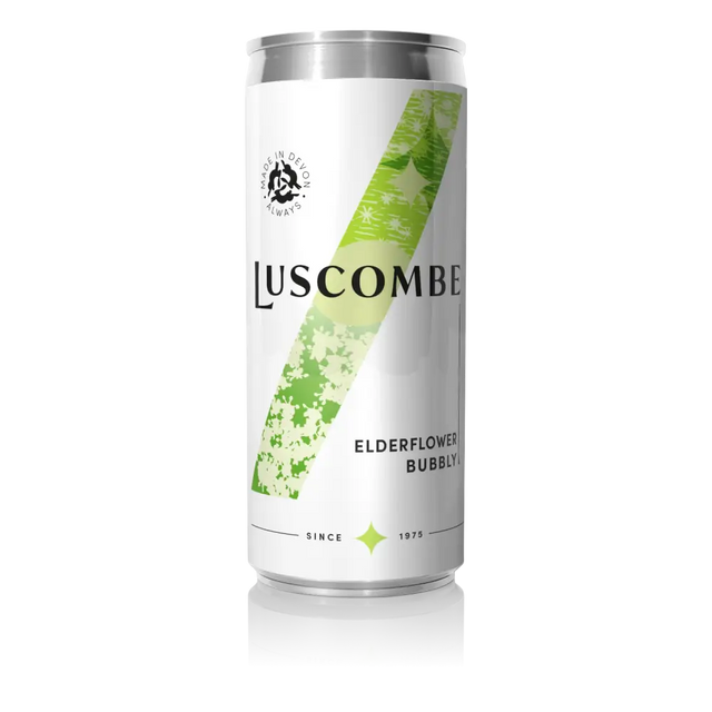 Luscombe Elderflower Bubbly Canned Drink Drinks