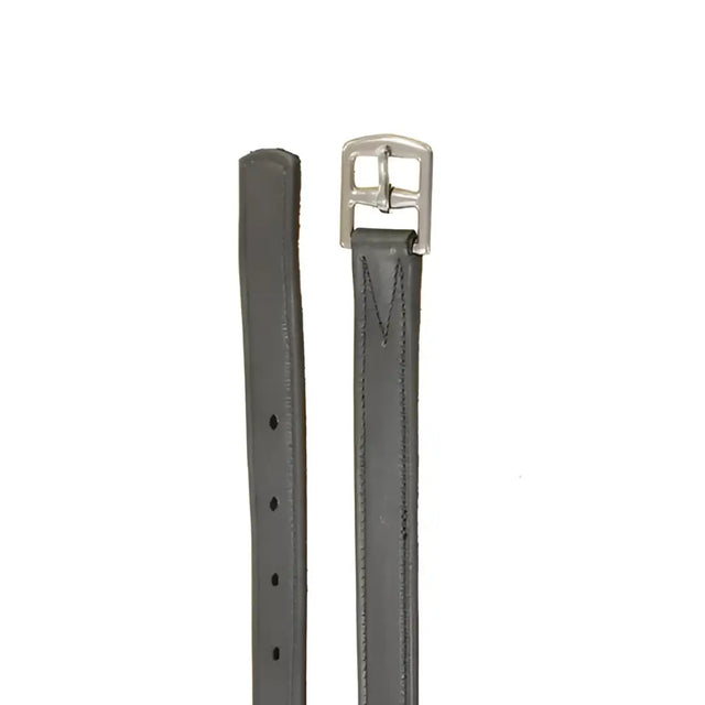 Black leather horsebit belt with silver buckle from mackey legends stirrup legends stirrup leathers collection
