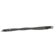 Black mackey waffle atherstone girth with silver metal buckles and central d-ring designed for comfortable riding