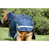 Mackey Wicklow Turnout Heavy 350g Combo Turnout Rugs Navy/Gold 5'6" Turnout Rugs