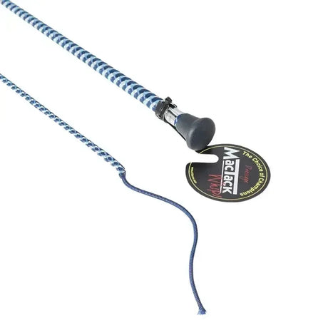 Mactack Dressage Whip With Metallic Fleck S159/M 39" Navy/Light Blue Dressage Whips