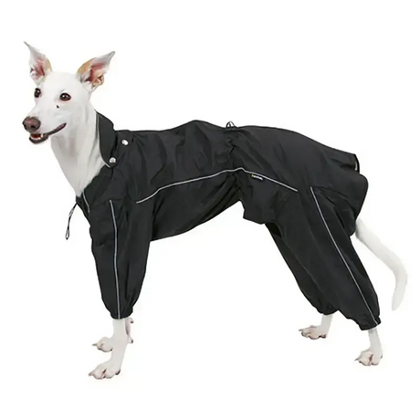 Manchester Raincoat For Dogs Black 30cm Dog Coat