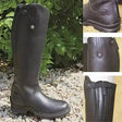 Mark Todd Tall Winter Boots Fleece Lined Black 42 Wide Long Riding Boots