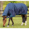 Mark Todd Turnout Rugs Heavy Weight Combo Navy / Orange / Beige 5'6 - (66&quot;) Mark Todd Turnout Rugs Barnstaple Equestrian Supplies