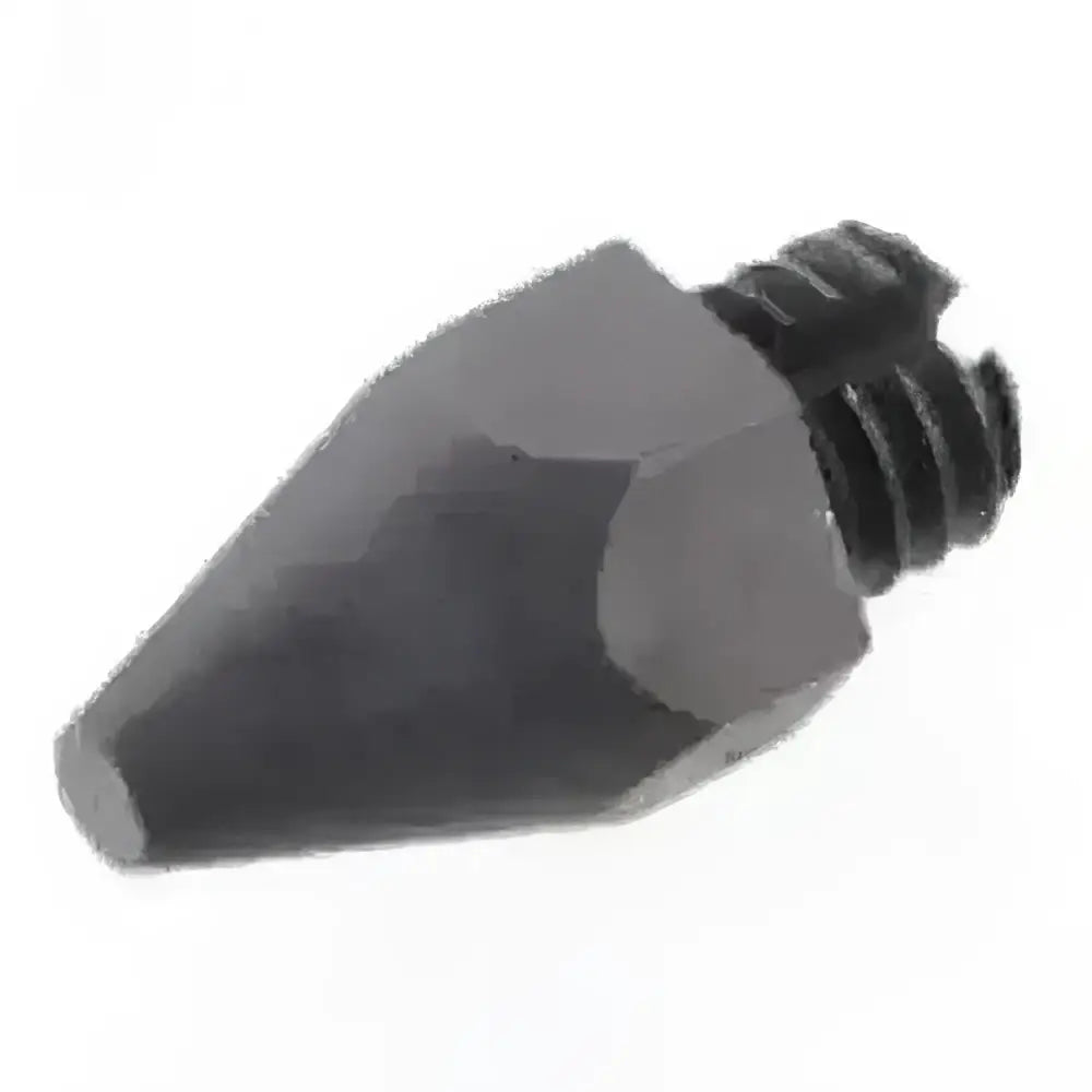 Black hexagonal medium conical studs ss004 threaded nozzle for 3d printing used on slippery grass surfaces