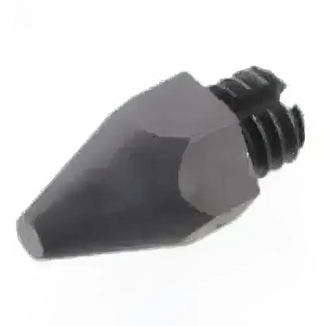 Black hexagonal medium conical studs ss004 threaded nozzle for 3d printing used on slippery grass surfaces