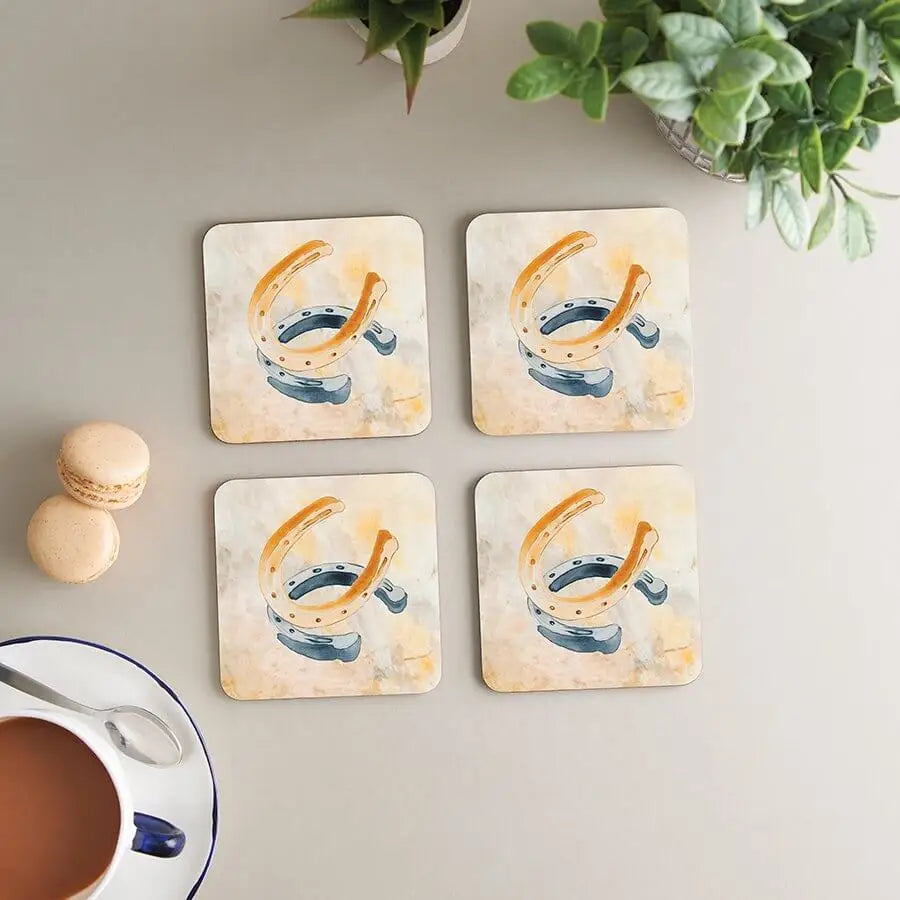 Melamine Coasters Horseshoes Pack Of 6 Coasters