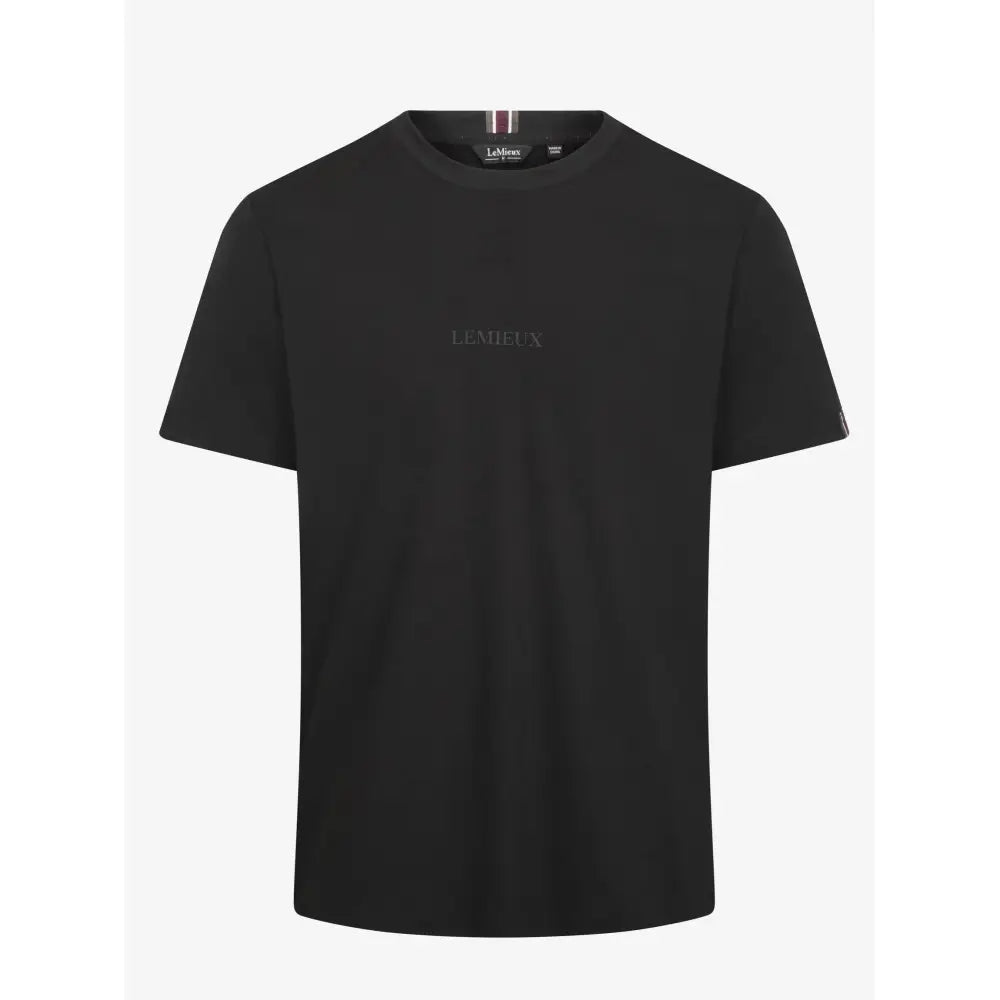 Mens LeMieux T-Shirt Black X Small Polo Shirts & T Shirts Barnstaple Equestrian Supplies