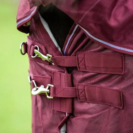 Swish Mesh Fly Rug - Burgundy 4'3 Fly Rugs