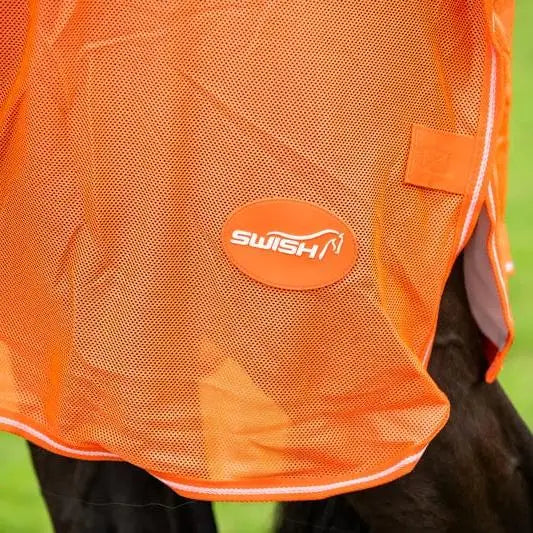 Swish Mesh Fly Rug - Orange 4'3 Fly Rugs