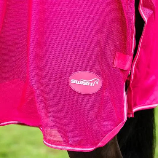 Swish Mesh Fly Rug - Pink 4'3 Fly Rugs