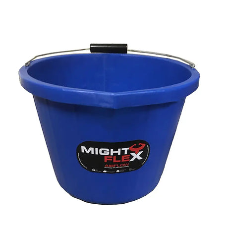 Mightyflex Heavy Duty Multi Purpose Bucket 15 Lt Blue Buckets & Bowls Barnstaple Equestrian Supplies