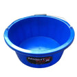 Mightyflex Shallow Feeder/Multi Purpose Bucket 15 Lt Blue Buckets & Bowls