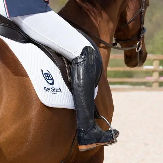 Bareback Footwear Milan Long Dress Riding Boots - Blue EU 36 - UK 3 Clearance