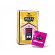 Miles tea berry berry envelope teabags in a vibrant yellow and pink box with illustrated cottage design