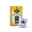 Miles tea and coffee earl grey envelope teabags 25 count yellow and black box with silver foil grey envelope teabags