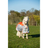 Swish MINI Fly Turnout Combination Rug - Orange/Grey 3'3 Fly Rugs