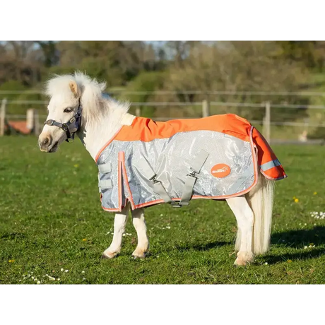 Swish MINI Fly Turnout Combination Rug - Orange/Grey 3'3 Fly Rugs