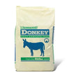 Cream-colored mollichaff donkey complete bag with blue donkey silhouette and green branding highly palatable mix