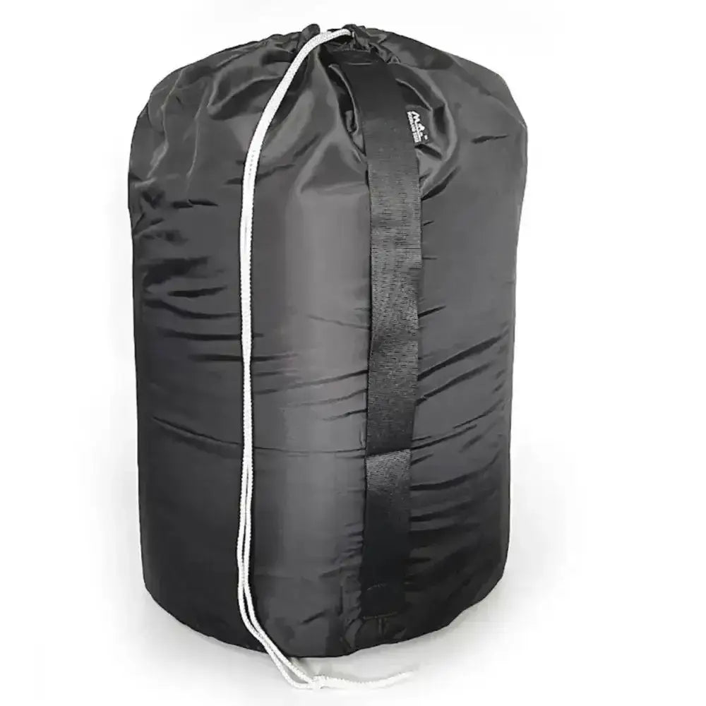 Black moorland rider hay versatile carry sack with white drawstring and reinforced base emptying handle strap