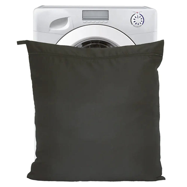 Dark green moorland rider horsewear horsewear wash-bag jumbo with top handle for catching loose horse hair by washing machine