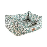 Morris & Co Willow Boughs Print Square Bed Small Small Pet