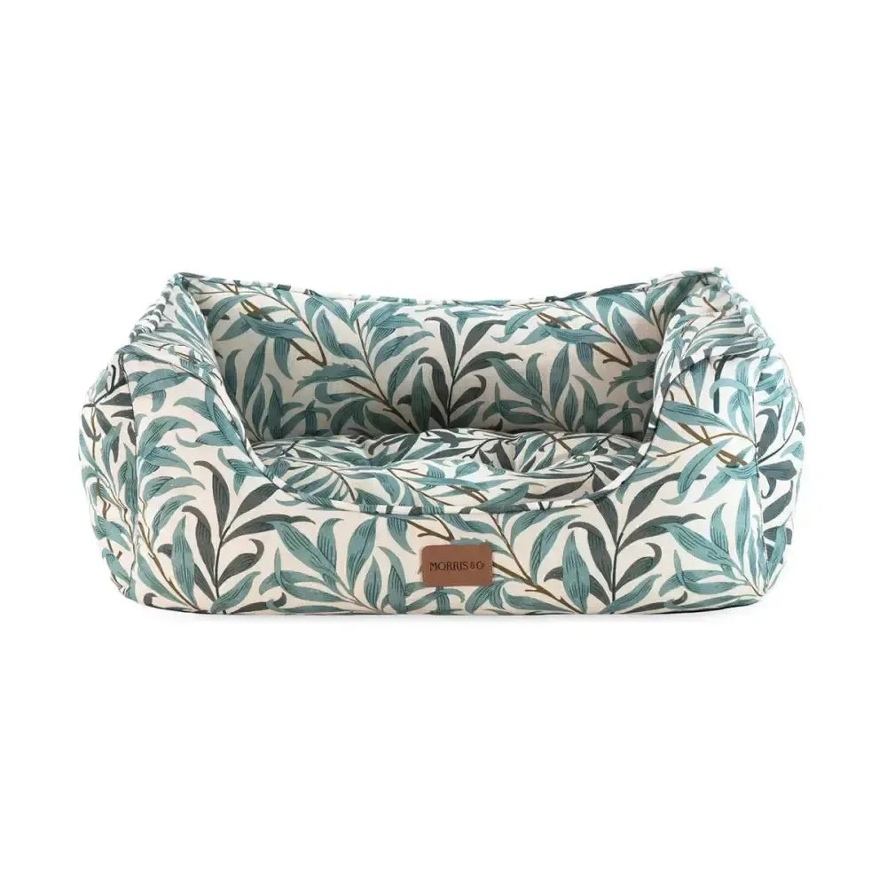 Morris & Co Willow Boughs Print Square Bed Large Dog Bed