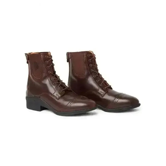 Mountain Horse Aurora Back Zip Paddock Boots BROWN 36 EU / 3 Short Riding Boots