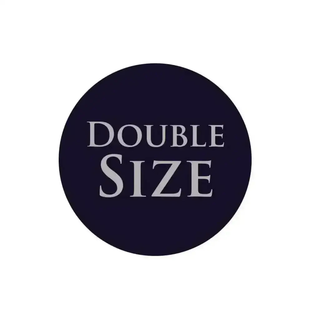 Dark navy circular label with double size on mountain horse sovereign young rider riding boots
