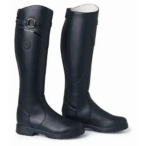 Mountain Horse Spring River High Rider Black Boots 38 Wide Regular Long Riding Boots Barnstaple Equestrian Supplies