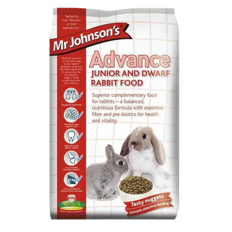 Mr Johnsons Advance Junior & Dwarf Rabbit 1.5 kg Rabbit Food