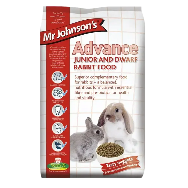 Mr Johnsons Advance Junior & Dwarf Rabbit 1.5 kg Rabbit Food