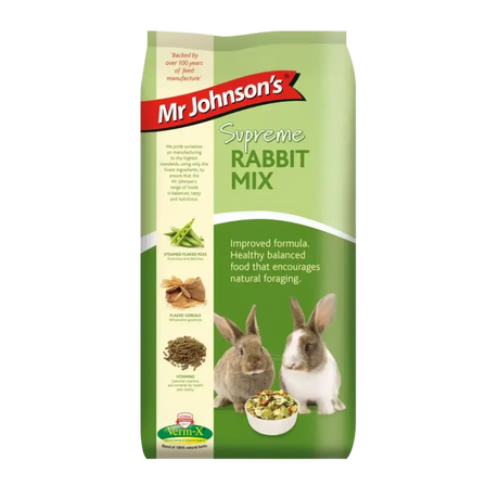 Mr Johnson's Supreme Rabbit Mix 15kg Rabbit Feeds Barnstaple Equestrian Supplies