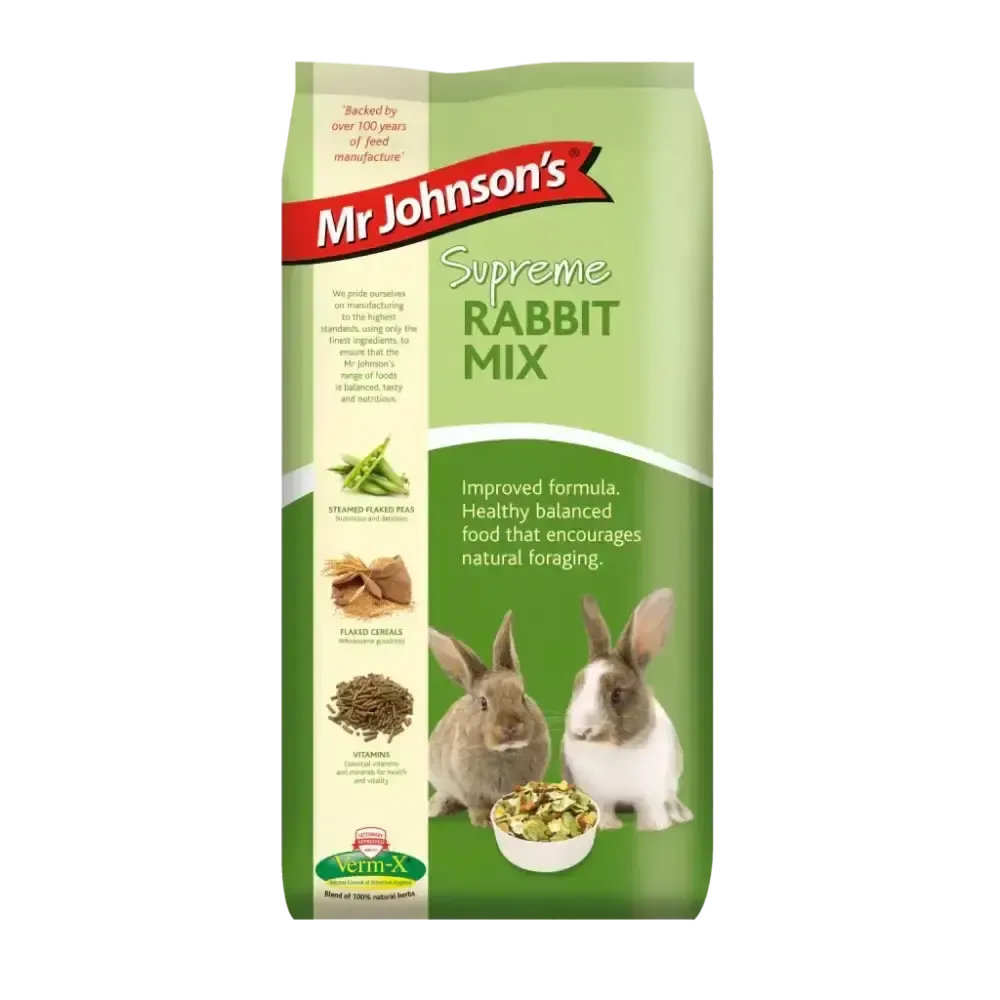 Mr Johnson's Supreme Rabbit Mix 15kg Rabbit Feeds