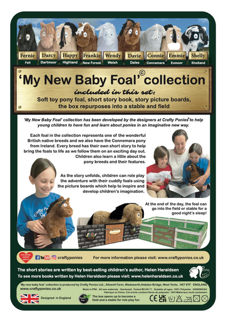 My New Baby Foal Collection Davie The Dales Pony Foal Toy Pony Barnstaple Equestrian Supplies