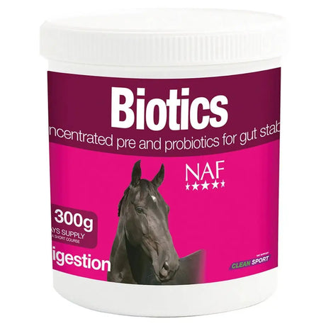 NAF Biotics 300g Gut Balancers For Horses Barnstaple Equestrian Supplies