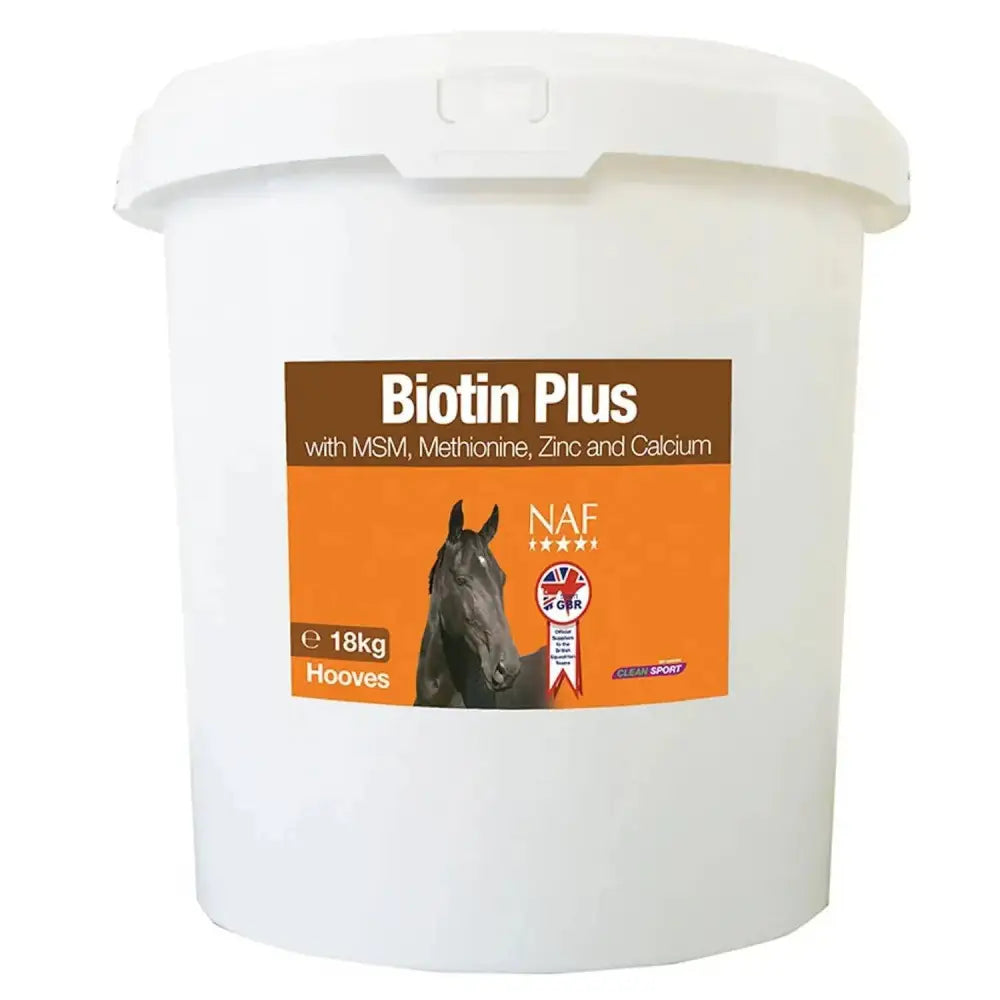 NAF Biotin Plus 18Kg Horse Hoof Supplements Barnstaple Equestrian Supplies