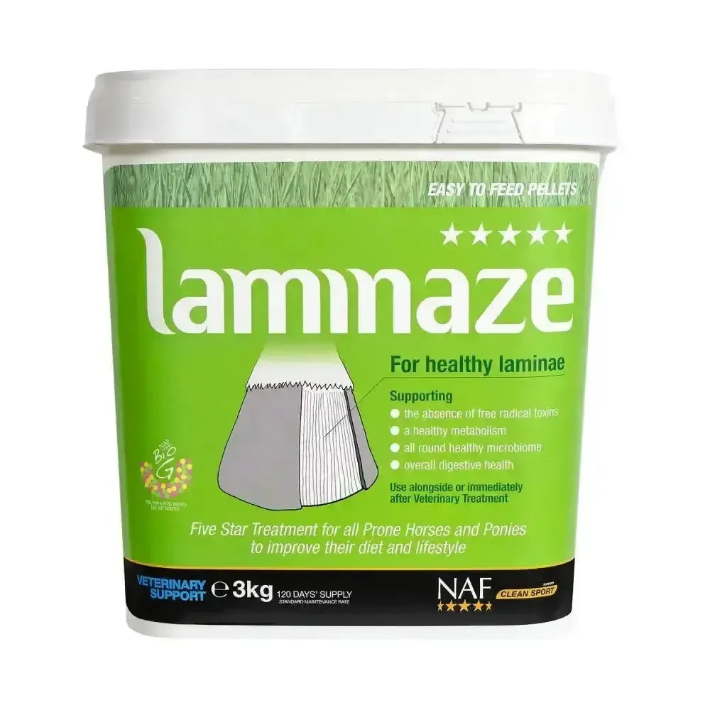 Naf Five Star Laminaze Pellets 3kg Horse Hoof Supplements
