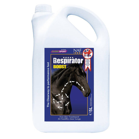 NAF Five Star Respirator Boost Horse Supplements 500Ml Barnstaple Equestrian Supplies