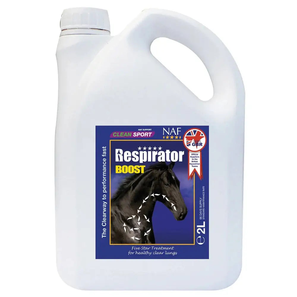 NAF Five Star Respirator Boost 500ml Horse Supplements Barnstaple Equestrian Supplies